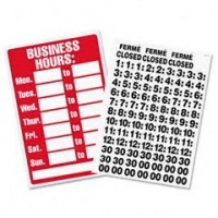 U. S. Stamp & Sign Business Hours Sign with Peel Vinyl Characters, 8 x 12 Inches, Poly Resin (9394 ) U. S. Stamp & Sign Business Hours Sign with Peel Vinyl Characters, 8 x 12 Inches, Poly Resin (9394 )