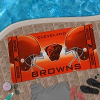 Cleveland Browns Fiber Reactive Beach Towel Cleveland Browns Fiber Reactive Beach Towel