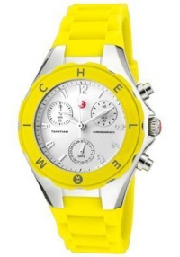 Women's Tahitian Jelly Bean Chronograph White Enamel Dial Yellow Silicon Women's Tahitian Jelly Bean Chronograph White Enamel Dial Yellow Silicon