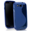BoxWave Samsung Galaxy S3 DuoSuit - Slim-Fit Ultra Durable Galaxy S III TPU Case with Stylish S Design on Back - Samsung Galaxy S3 Cases and Covers -Super Blue