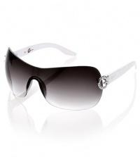 G by GUESS Logo Sunglasses, WHITE