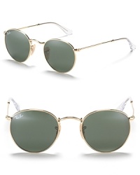 Ray-Ban's round metal frame sunglasses are a must-have this season.