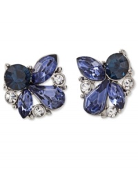 Light up the night with this set of spray earrings from Carolee. Crafted from silver-tone mixed metal, this pair features sparkling glass accents clustered in a whimsical approach. Approximate drop: 1/2 inch. Light up the night with this set of spray earrings from Carolee. Crafted from silver-tone mixed metal, this pair features sparkling glass accents clustered in a whimsical approach. Approximate drop: 1/2 inch.