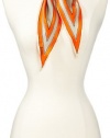 Echo Design Women's Vintage Polka Dot Diamond Scarf, Orange, One Size