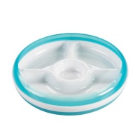 OXO Tot Divided Plate, Aqua OXO Tot Divided Plate, Aqua