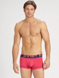 Slim-fitting, stretch cotton brief with a square-cut leg opening and a signature logo waistband.Elastic logo waistband90% cotton/10% spandexMachine washImported