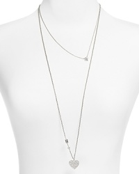 Juicy Couture Double Strand Heart & Arrow Necklace, 32 Juicy Couture Double Strand Heart & Arrow Necklace, 32