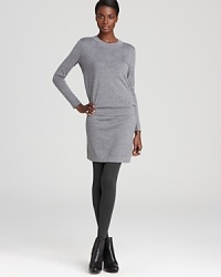 A sweater dress is this season's staple, and Theory hits a bulls-eye with the Lillina Preen sweater dress. Constructed in extra fine merino wool, this streamlined style layers easily beneath vests and coats. A sweater dress is this season's staple, and Theory hits a bulls-eye with the Lillina Preen sweater dress. Constructed in extra fine merino wool, this streamlined style layers easily beneath vests and coats.
