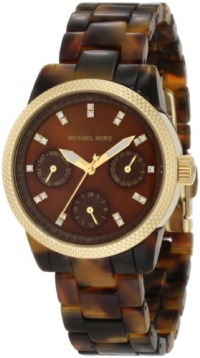 Michael Kors Quartz Brown Gem Dial Totoiseshell Band - Women's Watch MK5399 Michael Kors Quartz Brown Gem Dial Totoiseshell Band - Women's Watch MK5399