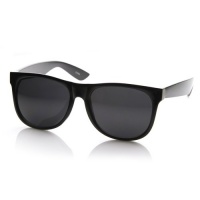 Designer Inspired Basic Shape Super Wayfarer Sunglasses (Matte Black) Designer Inspired Basic Shape Super Wayfarer Sunglasses (Matte Black)