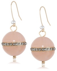 Kenneth Cole New York Modern Rose Pave Pink Bead Drop Earrings Kenneth Cole New York Modern Rose Pave Pink Bead Drop Earrings