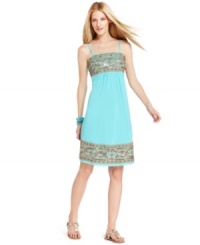 Wear however you like: INC's richly-detailed summer dress converts from spaghetti straps to strapless (and seductive)! Wear however you like: INC's richly-detailed summer dress converts from spaghetti straps to strapless (and seductive)!