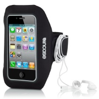 Incase CL59757 Armband for iPhone 3GS/4 - 1 Pack - Retail Packaging - Black/Platinum Incase CL59757 Armband for iPhone 3GS/4 - 1 Pack - Retail Packaging - Black/Platinum