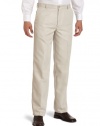 Dockers Men's Advantage 365 D3 Khaki Pleated Classic Fit Flat Front Pant