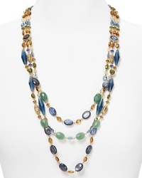 Give your look an imperial-style finish with this richly hued beaded necklace from Lauren Ralph Lauren. Give your look an imperial-style finish with this richly hued beaded necklace from Lauren Ralph Lauren.