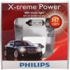 Philips H7 X-treme Power Headlight Bulb, Pack of 2