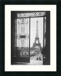 The Eiffel Tower from the Trocadero, 1925 by Gall, Framed Print Art - 22.19 x 18.19 The Eiffel Tower from the Trocadero, 1925 by Gall, Framed Print Art - 22.19 x 18.19