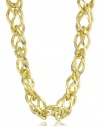 1AR by UnoAerre 18KT Gold Plated Rope Link Chain Necklace