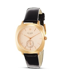 Just the ticket. This kate spade new york watch takes its cues from the jewel box, crafted of rose gold plate and styled to bring a dose of whimsical allure to your timekeeping. Just the ticket. This kate spade new york watch takes its cues from the jewel box, crafted of rose gold plate and styled to bring a dose of whimsical allure to your timekeeping.