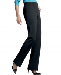 A sleek, sophisticated pant with a flattering, slimming silhouette from JM Collection. A sleek, sophisticated pant with a flattering, slimming silhouette from JM Collection.