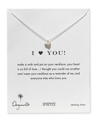 Make a heartfelt statement with this sterling silver necklace from Dogeared. Simple yet striking, this piece is a perfect way to remind someone special that they've got your heart. Make a heartfelt statement with this sterling silver necklace from Dogeared. Simple yet striking, this piece is a perfect way to remind someone special that they've got your heart.