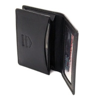Alpine Swiss Classic Leather Business Card Wallet with ID Window - Expandable pocket - Thin Slim Billfold Credit Card Case Alpine Swiss Classic Leather Business Card Wallet with ID Window - Expandable pocket - Thin Slim Billfold Credit Card Case