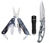 Gerber 31-001014 Essentials Kit, Paraframe I, Mini Suspension Scissors and Tempo Flashlight