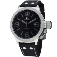 TW Steel Men's TWA200 Canteen Black Leather Strap Watch TW Steel Men's TWA200 Canteen Black Leather Strap Watch