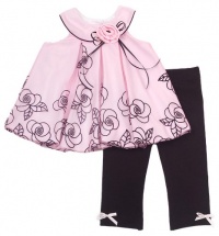 Rare Editions Baby-girls Infant Floral Flocked Legging Set Rare Editions Baby-girls Infant Floral Flocked Legging Set