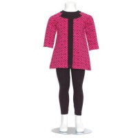 Nicole Miller Baby Girls Size 24M Fuchsia Black Designer 2pc Outfit Nicole Miller Baby Girls Size 24M Fuchsia Black Designer 2pc Outfit