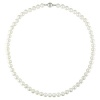 Sterling Silver 7-7.5mm Cutured Freshwater Pearl Necklace, 18