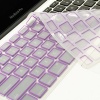 TopCase New Arrival Purple Silicone Keyboard Cover Skin for Macbook Unibody Whtie 13-Inch/Macbook Pro Aluminum Unibody 13, 15, 17-Inch with or without Retina Display/Macbook Air 13-Inch/Old Macbook White 13-Inch/Wireless Keyboard with Logo Mouse Pad