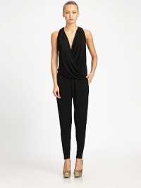 This soft, pull-on jersey one-piece features a prettily draped neckline.Cowl necklineSleevelessSide slash pocketsAbout 58 from shoulder to hem80% rayon/20% polyamideDry cleanMade in Italy of imported fabricModel shown is 5'8 (172cm) wearing US size 4. This soft, pull-on jersey one-piece features a prettily draped neckline.Cowl necklineSleevelessSide slash pocketsAbout 58 from shoulder to hem80% rayon/20% polyamideDry cleanMade in Italy of imported fabricModel shown is 5'8 (172cm) wearing US size 4.