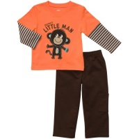 Carter's Infant Two Piece Pant Set - Mommy's Little Man-9 Months Carter's Infant Two Piece Pant Set - Mommy's Little Man-9 Months