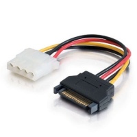 C2G / Cables to Go 10149 ATA Male to LP4 Female Power Cable -6-Inch, Multi C2G / Cables to Go 10149 ATA Male to LP4 Female Power Cable -6-Inch, Multi