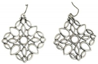 Lucky Brand Silver-Tone Openwork Drop Earrings Lucky Brand Silver-Tone Openwork Drop Earrings