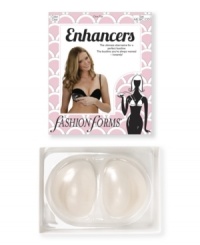 An easy way to increase cup size by one-half to two full cups sizes. Adapts to your shape and warms to your body temperature. The best part? They are safe, comfortable and natural looking. Silicone. An easy way to increase cup size by one-half to two full cups sizes. Adapts to your shape and warms to your body temperature. The best part? They are safe, comfortable and natural looking. Silicone.