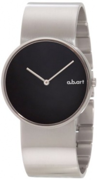 a.b. art Women's D102B Series D Stainless Steel Swiss Quartz Black Dial and Metal Bracelet Watch a.b. art Women's D102B Series D Stainless Steel Swiss Quartz Black Dial and Metal Bracelet Watch