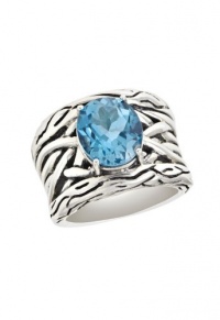 Effy Jewlery Balissima Lagoon Blue Topaz Ring, 5.70 TCW Ring size 7 Effy Jewlery Balissima Lagoon Blue Topaz Ring, 5.70 TCW Ring size 7