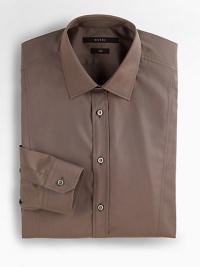 A slim shirt with front and back seaming detail in fine cotton poplin. Buttonfront Front, back seaming Cotton Dry clean Made in Italy A slim shirt with front and back seaming detail in fine cotton poplin. Buttonfront Front, back seaming Cotton Dry clean Made in Italy