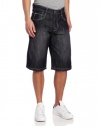 Southpole Men's 5180 Denim Shorts In Loose Straight Fit