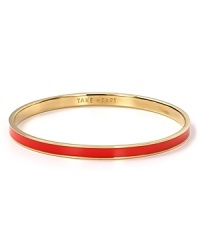 We've fallen hard for this kate spade new york's bangle, cast in plated gold and engraved with a heart-felt turn of phrase.