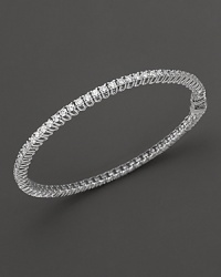 An undisputed classic from Roberto Coin, this gorgeous diamond tennis bracelet in 18 Kt. white gold is the pinnacle of style. An undisputed classic from Roberto Coin, this gorgeous diamond tennis bracelet in 18 Kt. white gold is the pinnacle of style.