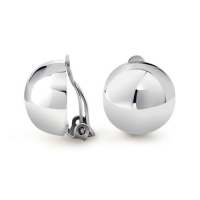 Bling Jewelry Sterling Silver Half Bead Ball Earring Clip On Earrings Bling Jewelry Sterling Silver Half Bead Ball Earring Clip On Earrings