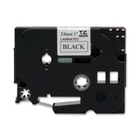 Brother Laminated Tape, Retail Packaging, 1 Inch, Black on White (TZe251) - Retail Packaging Brother Laminated Tape, Retail Packaging, 1 Inch, Black on White (TZe251) - Retail Packaging