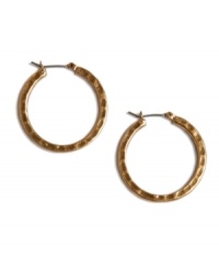 Versatile and stunning - the perfect pairing for any ensemble, be it office wear or cocktail attire. Lucky Brand earrings crafted in gold tone mixed metal. Approximate diameter: 1 inch. Versatile and stunning - the perfect pairing for any ensemble, be it office wear or cocktail attire. Lucky Brand earrings crafted in gold tone mixed metal. Approximate diameter: 1 inch.