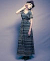 Zigzag stripes add a boho appeal to this Nicole Richie for Impulse maxi dress -- perfect for an on-trend day-to-night look!