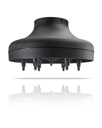 Volumizes, defines curls and eliminates frizz for permed, curly, or fine hair. Specifically designed to attach to the T3® Featherweight and Featherweight Luxe dryers.The world's first diffuser to be infused with Tourmaline. Using pioneering T3® technology, Tourmaline gemstones are crushed and infused for maximum ionic output and infrared heat which seals in moisture and reduces static electricity for frizz-free, healthy styling.Finger extensions penetrate into hair allowing for gentle, even heat distribution, volumizing hair, defining curls, and speeding up drying. Volumizes, defines curls and eliminates frizz for permed, curly, or fine hair. Specifically designed to attach to the T3® Featherweight and Featherweight Luxe dryers.The world's first diffuser to be infused with Tourmaline. Using pioneering T3® technology, Tourmaline gemstones are crushed and infused for maximum ionic output and infrared heat which seals in moisture and reduces static electricity for frizz-free, healthy styling.Finger extensions penetrate into hair allowing for gentle, even heat distribution, volumizing hair, defining curls, and speeding up drying.