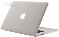 Kuzy A1398 Rubberized Hard Case Cover for 15.4-Inch MacBook Pro with Retina Display - Aluminum Unibody - White/Clear Kuzy A1398 Rubberized Hard Case Cover for 15.4-Inch MacBook Pro with Retina Display - Aluminum Unibody - White/Clear