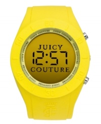 Wrapped in golden shine, this Sport Couture watch from Juicy Couture is as energized as it is sporty. Wrapped in golden shine, this Sport Couture watch from Juicy Couture is as energized as it is sporty.